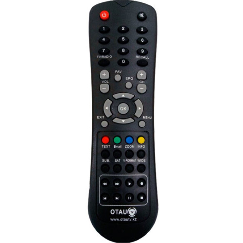 Универсальный пульт ДУ для OTAU TV HUAYU (черный) - фото 1 - id-p76998750