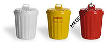Бак пластиковый Вместимость 12 литров  (белый, жёлтый, красный)
