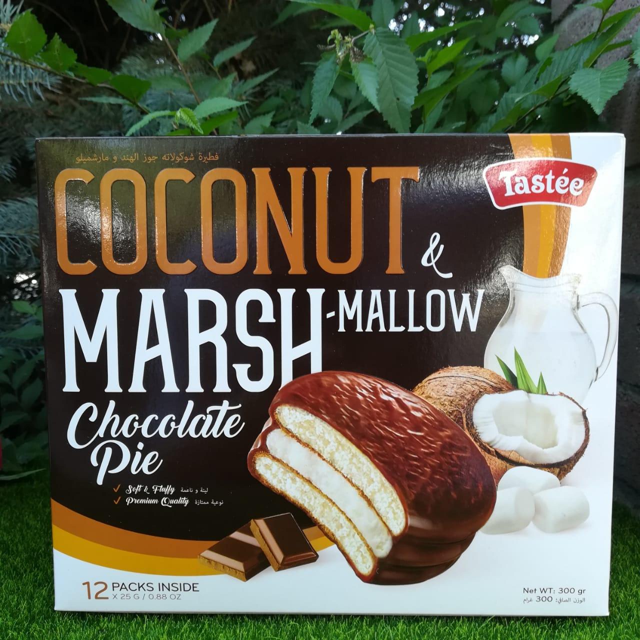 Coconut Marshmallow Chocolate Pie (со вкусом кокоса)