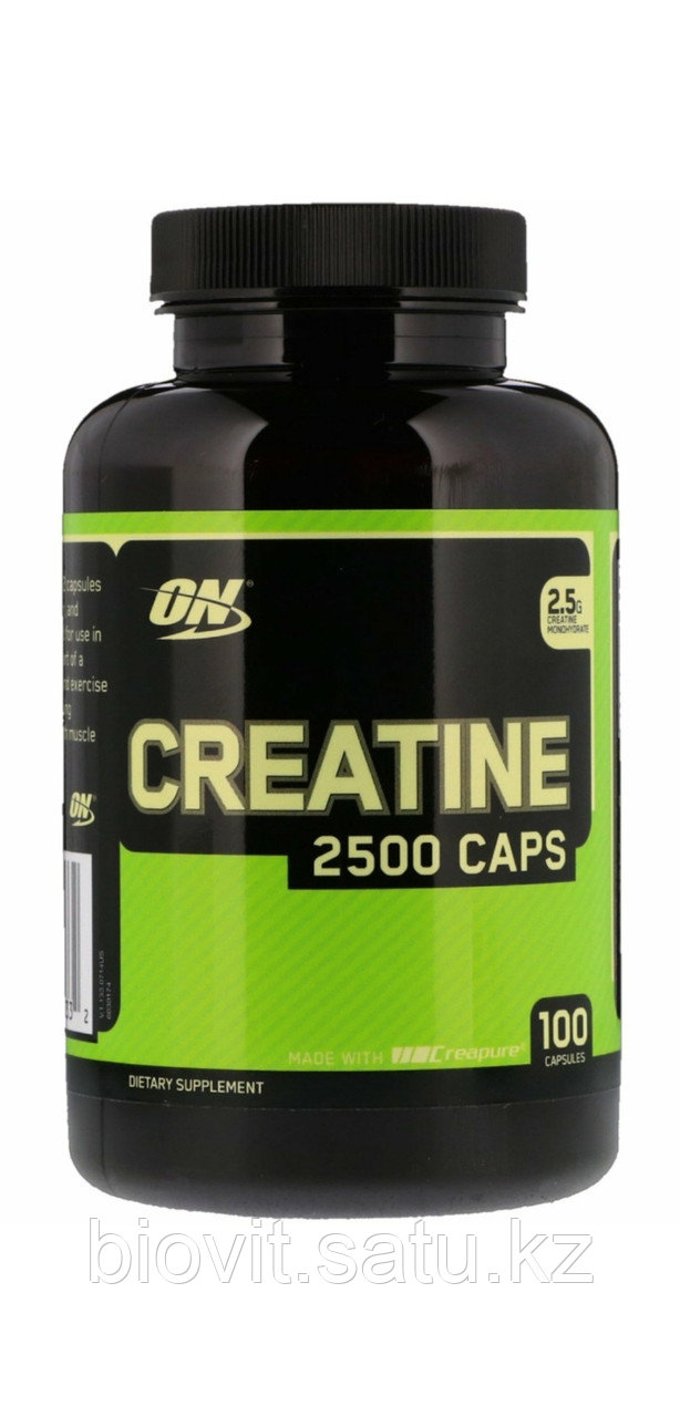 Креатин. Creatine 2500 100 капсул. Optimum Nutrition - фото 1 - id-p34812229