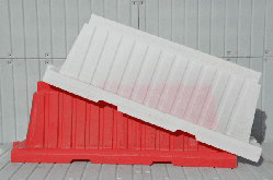 Вкладывающийся дорожный пластиковый барьер (водоналивной блок) 1.2м