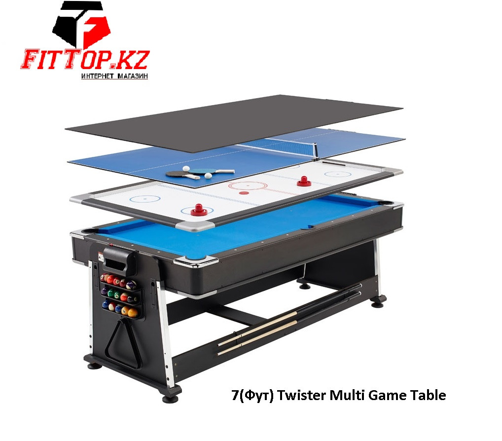 Игровой стол 3в1 7-футовый Revolver 3in1 Multi Games Table