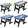 Игровой стол 4в1 FOLDABLE MULTIFUNCTIONAL TABLE(теннис,боулинг,футбол,бильярд), фото 2
