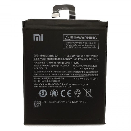 Заводской аккумулятор для Xiaomi Mi Note 3 (BM3a, 3500 mAh)