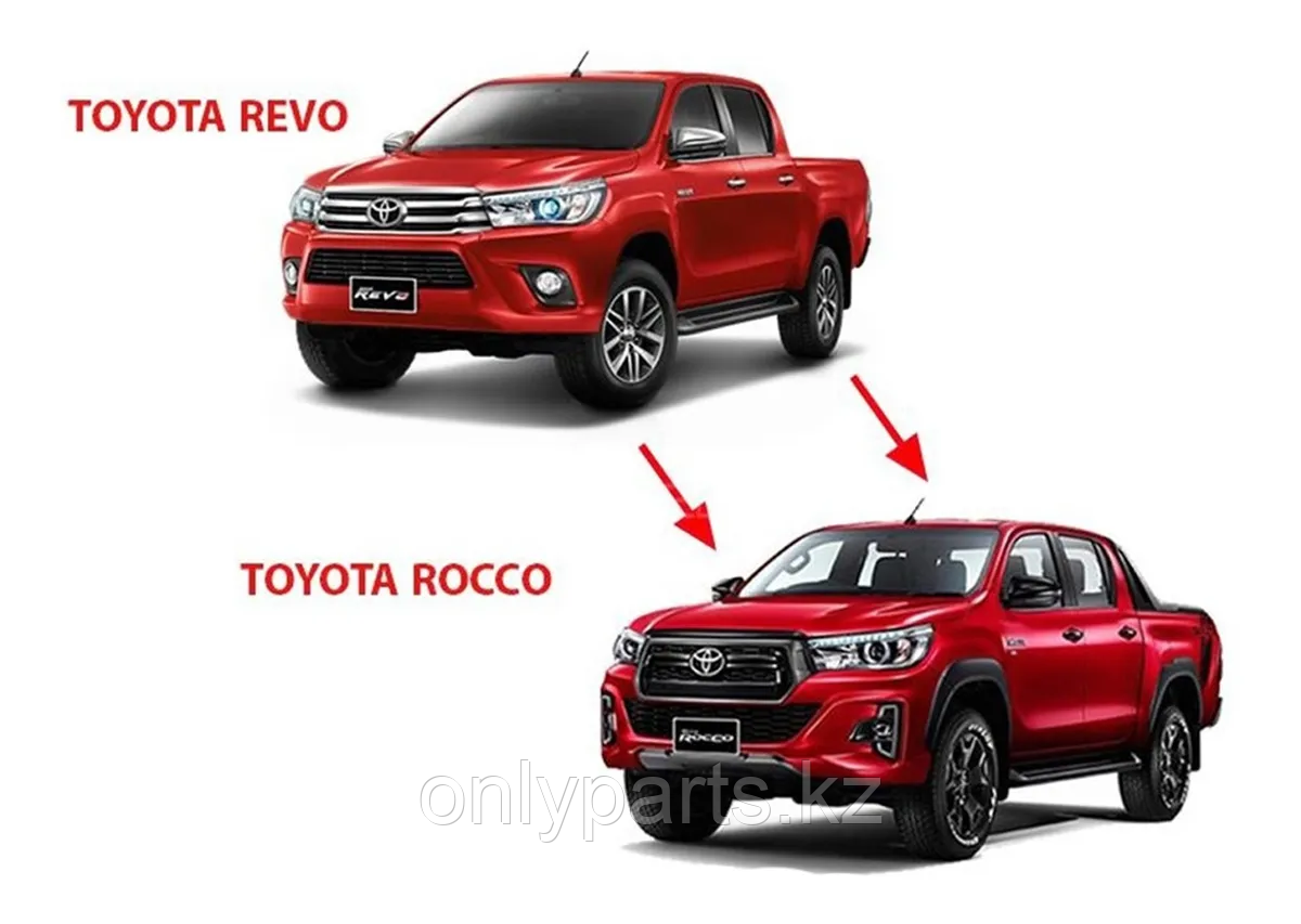 Рестайлинг фейслифт ROCCO на TOYOTA HILUX 2015 и выше