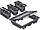 OBO Bettermann Накладка монтажной коробки GB2/3 1xModul45 61x76 мм (полиамид,черный), фото 2