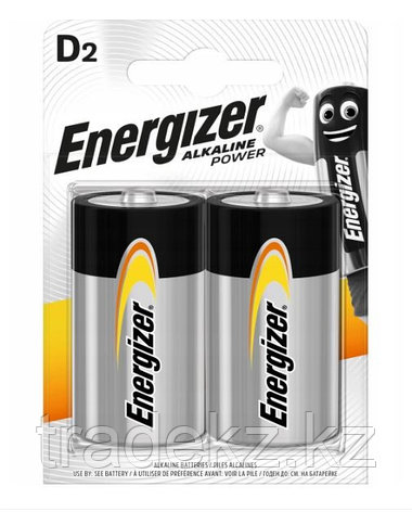 Элемент питания D Energizer Power Alkaline 2 штуки в блистере, фото 2