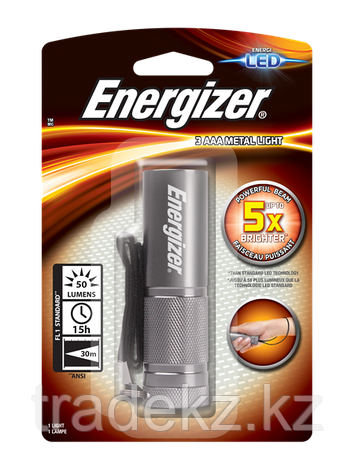 Фонарь компактный Energizer Metal light 3xААА, фото 2