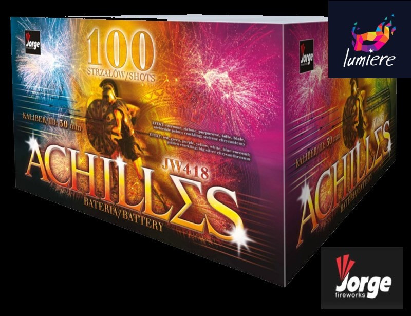 Батарея салютов Jorge JW418 Achilles