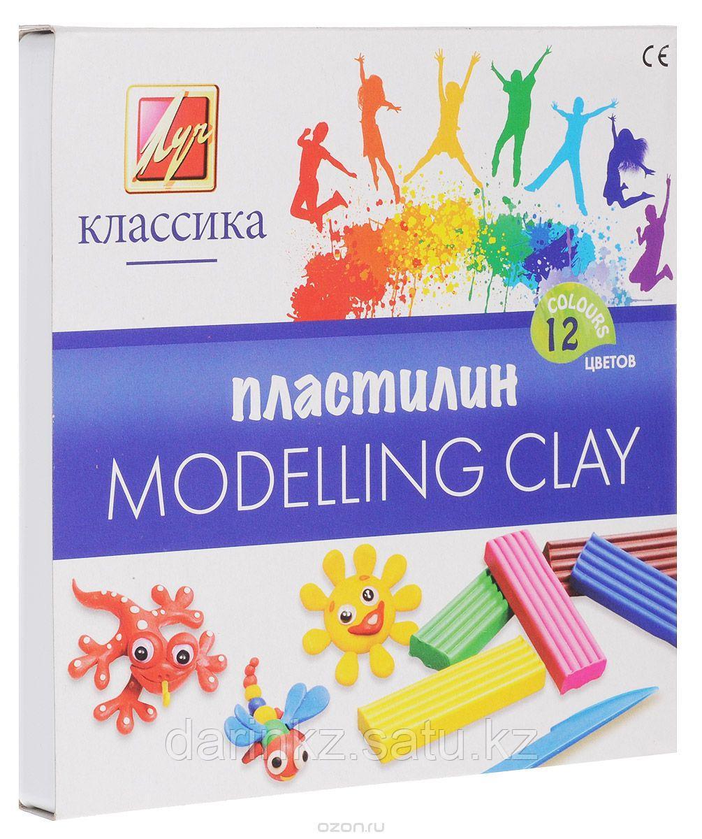 Пластилин Луч классика 12 цветов