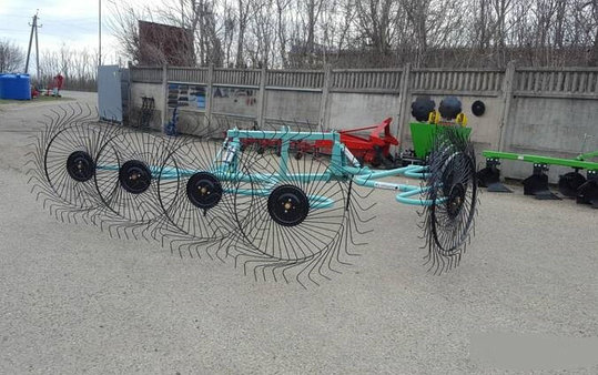 Грабли-ворошилки OGR 8ми дисковые валковые (усиленные), фото 2