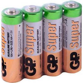 Батарейка GP Super Alkaline, AA/LR6, 4 шт, пленка
