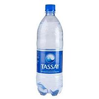 Вода минеральная TASSAY с газом, 1л, пластик