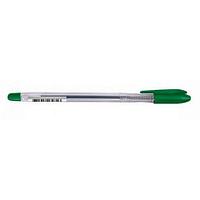 Ручка шариковая 0,7мм VeGa РШ109, зеленый, на масляной основе, прозрачный корпус, СТАММ