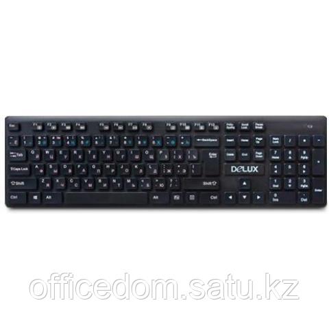 Клавиатура беспроводная Delux DLK-150GB, черный - фото 1 - id-p77065070