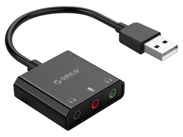 Звуковая карта внешняя USB ORICO SKT3-BK-BP