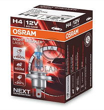 64193NL Лампа "+150%" света H4 12V 60/55W P43t NIGHT BREAKER LASER уп.1шт.
