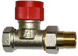 Клапан для радиатора терморегулирующий  RVC Pro 1/2" прямой БЕЗ ТЕРМОГОЛОВКИ (art. 10146)