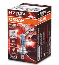 64210NL Лампа "+150%" света H7 12V 55W PX26d NIGHT BREAKER LASER уп.1шт.