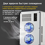 Холодильник автомобильный HYUNDAI с двойной системой охлаждения регулятор температуры 12V/220V, фото 3