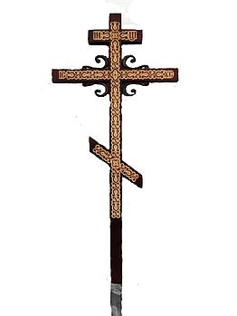 Крест на могилу деревянный
