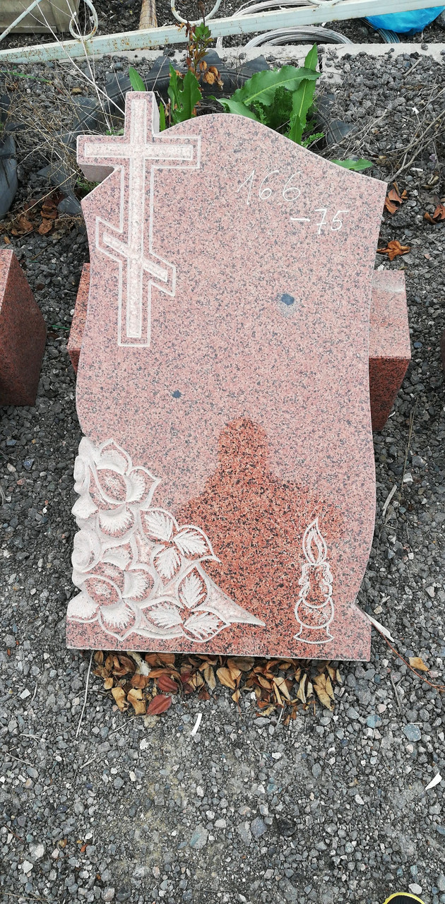 Памятник на могилу из кордайского гранита