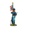 Коллекционный солдатик, Гражданская война США, Спешившийся Знаменосец кавалерийского корпуса, фото 4