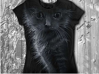 Котёнок Женская футболка тотальная