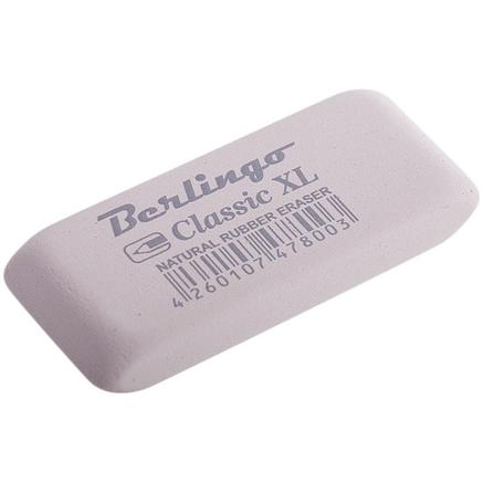 Ластик Berlingo "Classic XL", прямоугольный, каучук, 60*25*9мм, фото 2