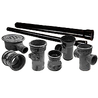 Труба чугунная напорная из ВЧШГ д.200мм, напорная труба, чугунные изделия, чугунная труба