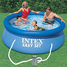 Надувной бассейн круглый 244х76см с фильтр-насосом Intex 28112, фото 2