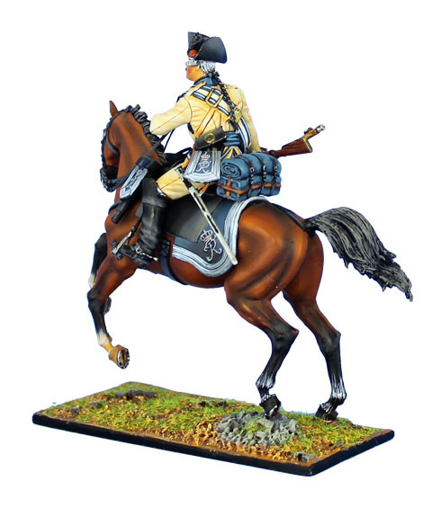 Коллекционный солдатик, Семилетняя война. Конный Прусский Кирасир, заряжающий мушкет №3 - фото 3 - id-p77086818