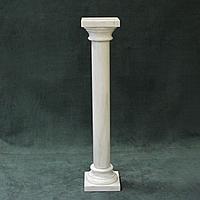 Белая колонна. Натуральный камень