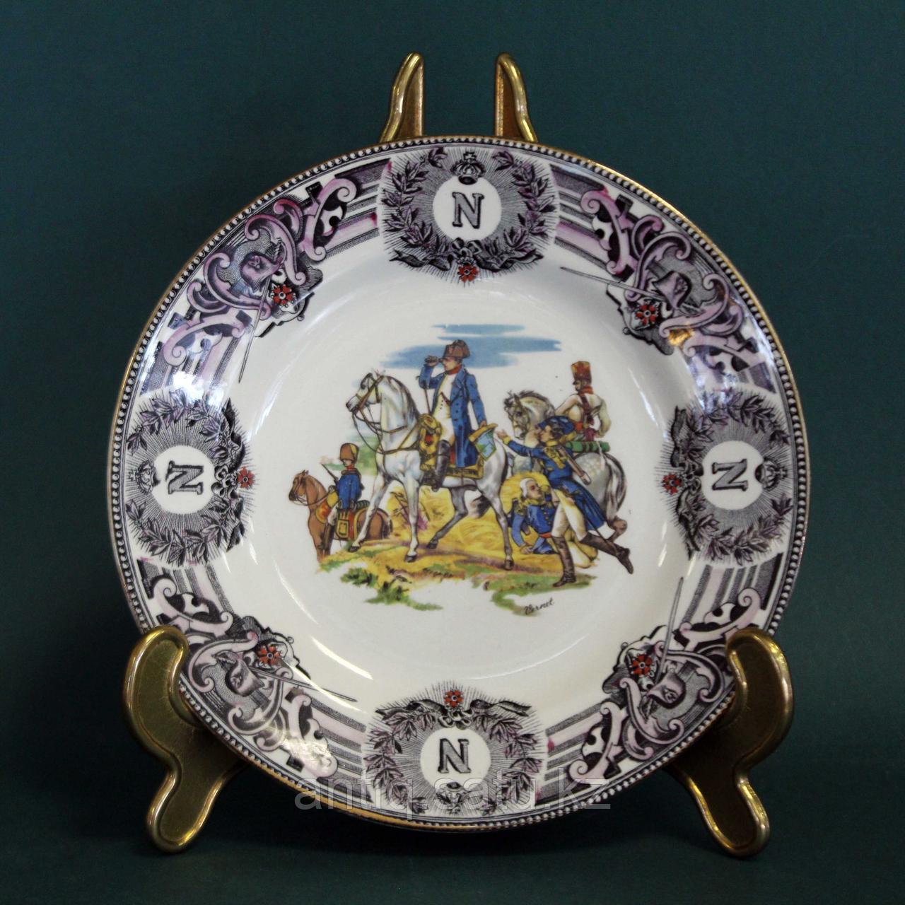 Битва под Фридландом- 1807 год. Редкая коллекционная тарелка из серии Наполеоновских баталий.