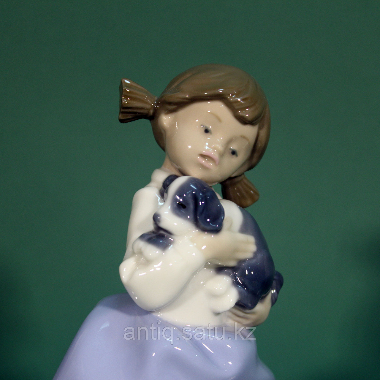 Девочка с щенком Фарфоровая мануфактура NAO - фото 5 - id-p77095303