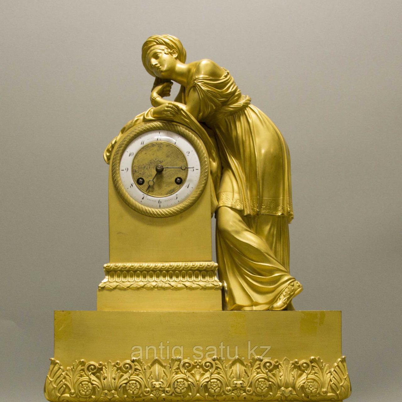 Кабинетные часы в стиле Карла Х с фигурой восточной девушки - фото 2 - id-p77095450