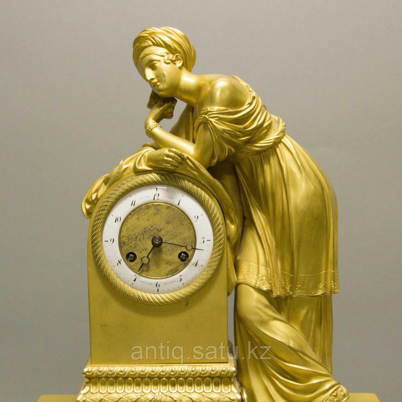 Кабинетные часы в стиле Карла Х с фигурой восточной девушки - фото 3 - id-p77095450