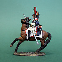 Коллекционный оловянный солдатик. Del Prado. Кавалерист 5-го кирасирского полка, Франция 1806-1812 гг.