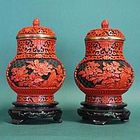 Лаковые вазочки Китай. I половина XX века