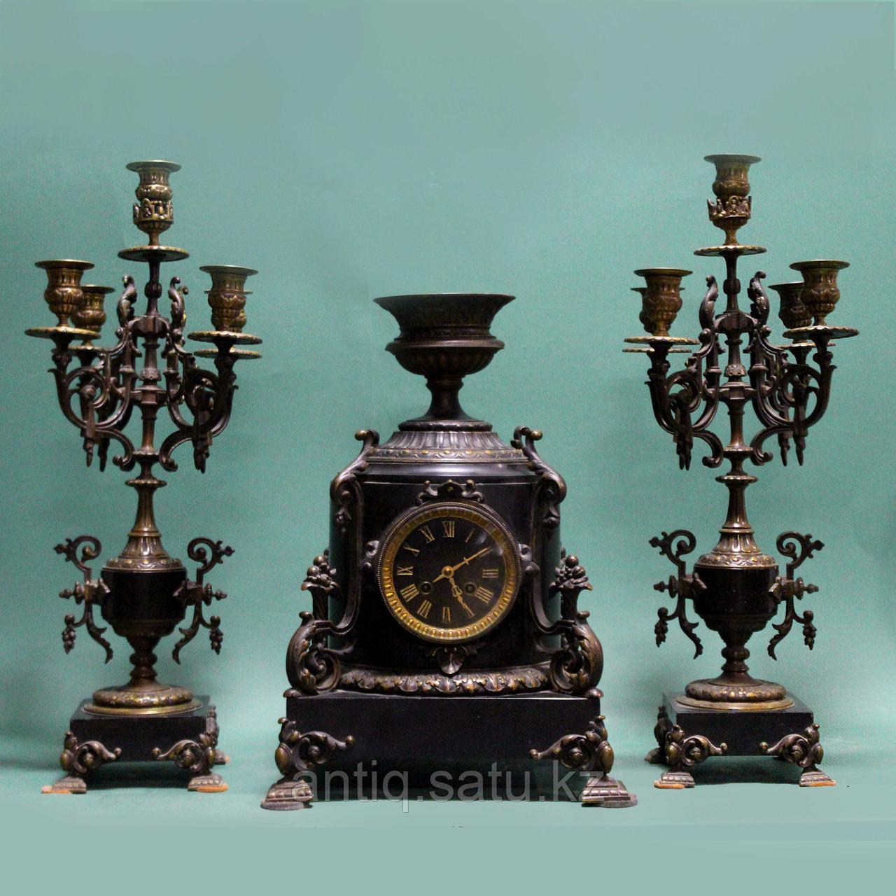 Часовой гарнитур в стиле Наполеона III  Часовая мастерская Japy Freres