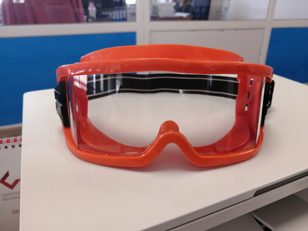 Очки защитные от брызга, оранжевый / Goggle, Splash proof ,Orange - фото 1 - id-p77097242