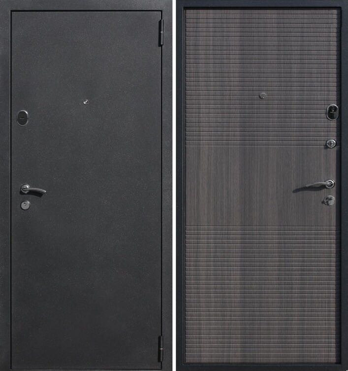 Дверь входная металлическая утепленная Штрих грей - фото 1 - id-p77098210