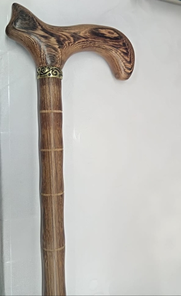 Бамбуковая трость с анатомической ручкой