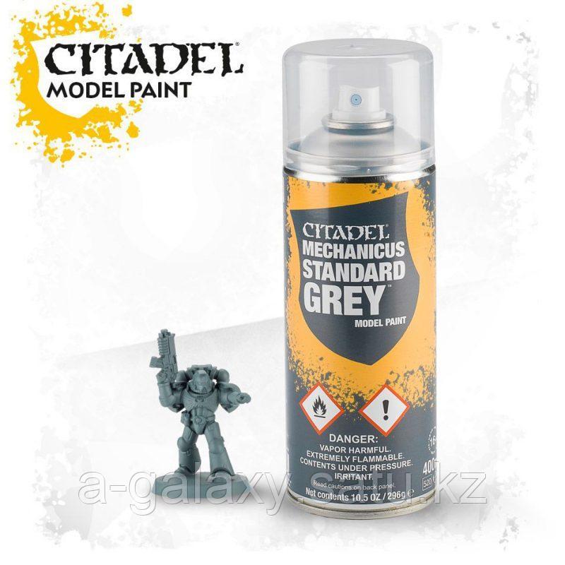Spray: Mechanicus standard grey (Грунтовка: Стандартный Серый Меканикус). 400 мл. - фото 1 - id-p77103802
