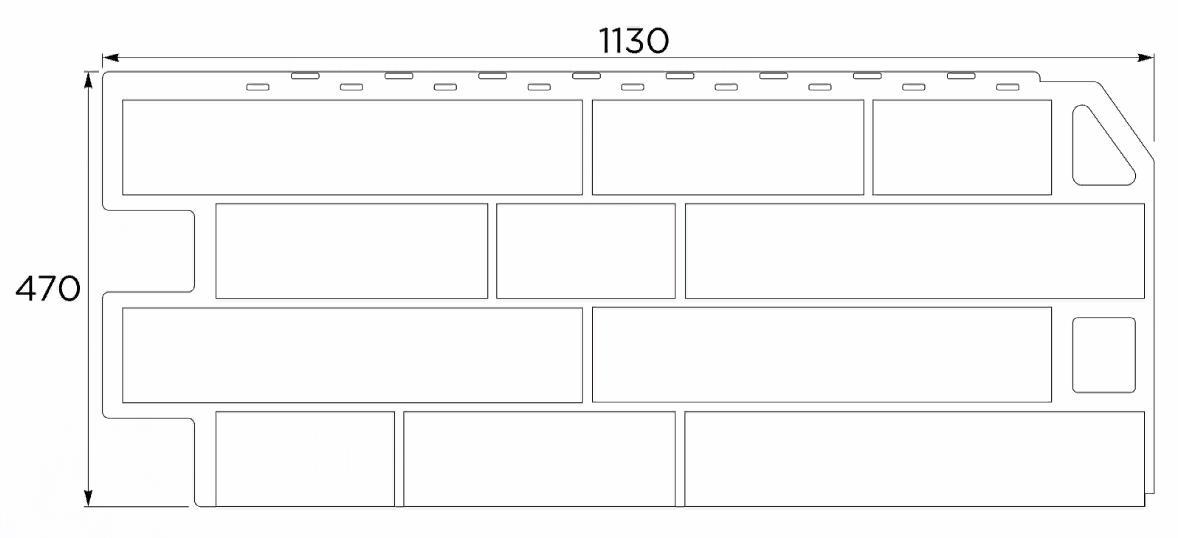 Фасадные панели Терракотовый 1130x470 мм (0,45 м2) Сланец FINEBER - фото 2 - id-p77106569