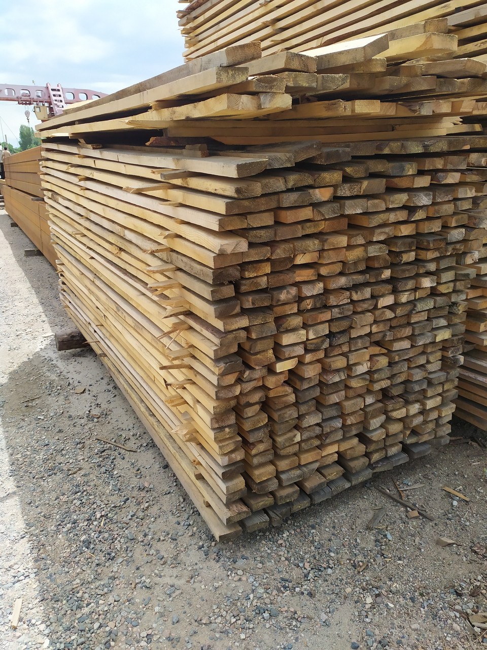 Доска обрезная из сосны подсушенная 32*90*3000