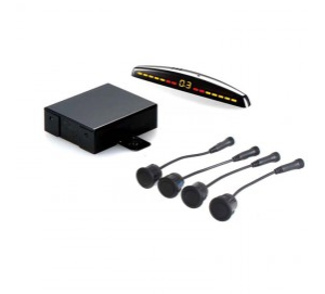 Комплект парковочных датчиков (парктроники) STEEL MATE PTS400M7 (BLACK/SILVER), фото 1