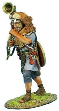 Коллекционный солдатик. Слава Рима. Преторианский Трубач Римской Империи - фото 2 - id-p77086797