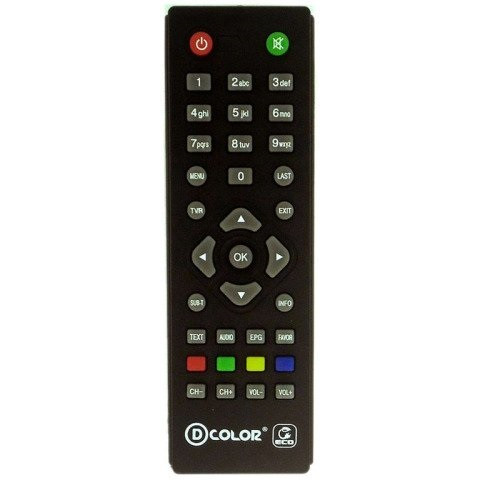 Пульт ДУ для цифрового ресивера D-color DC1201HD DVB-T2