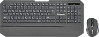 Беспроводной Комплект, Клавиатура + Мышь, Defender Berkeley C-925 Nano,B Черн RUS Кл:104+12 М:6кн, 8